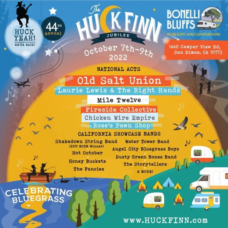 Huck Finn Jubilee 2022 | Honey Buckets Bluegrass Band
