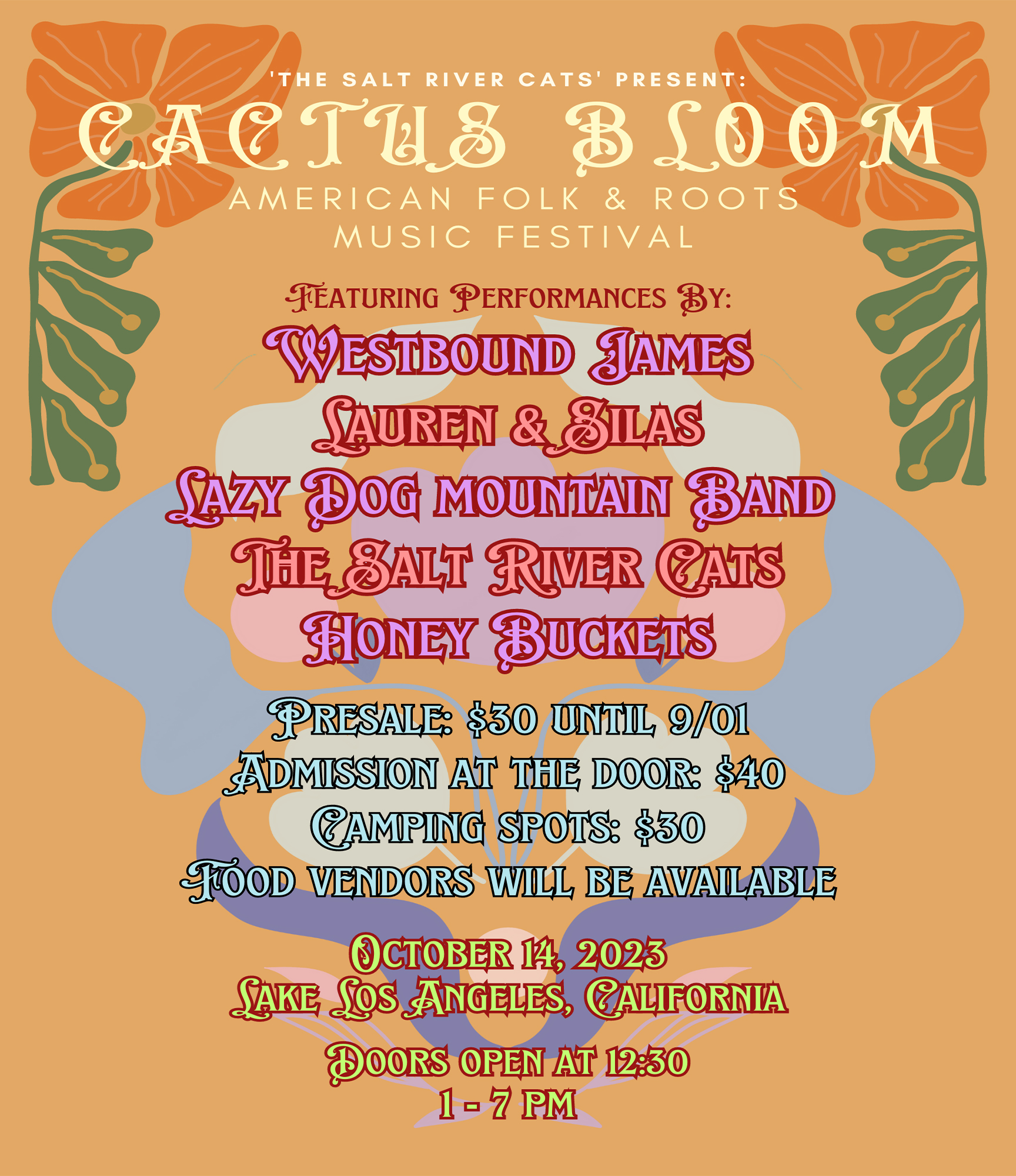 Cactus Bloom: American Folk & Roots Music Festival 2023