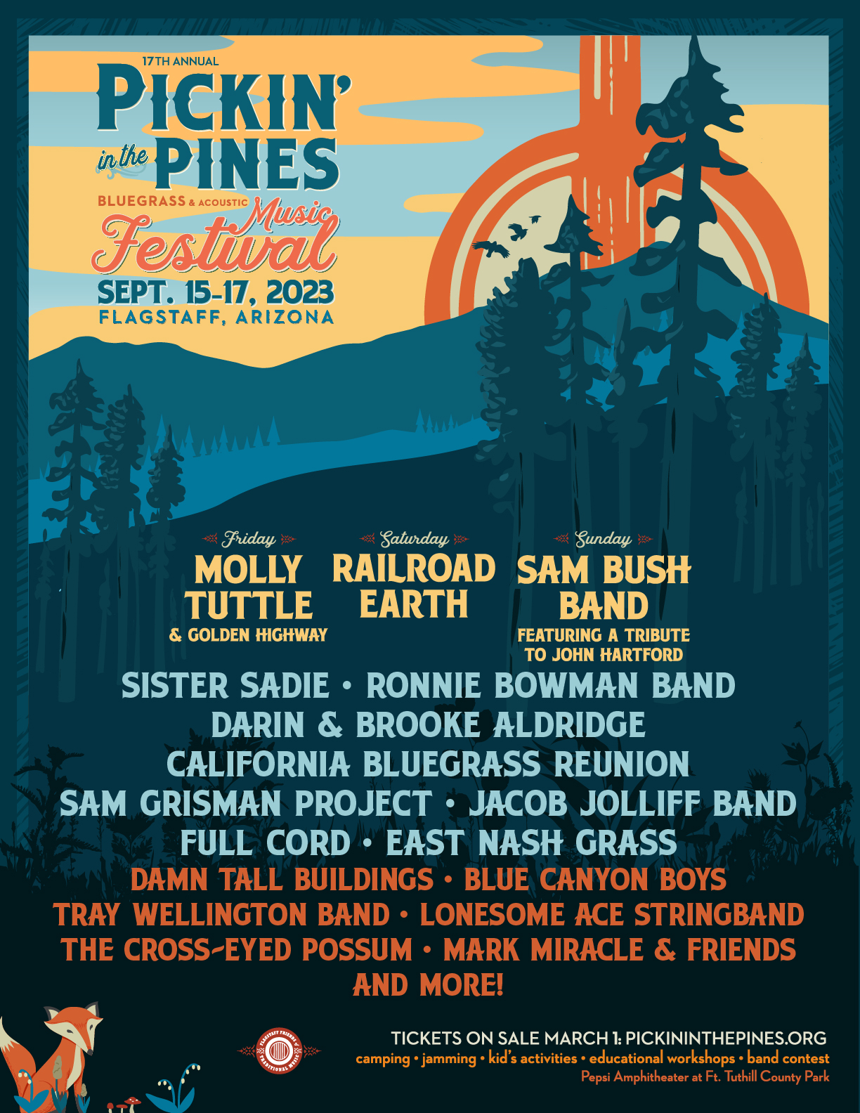 Pickin' in the Pines Bluegrass Festival 2023