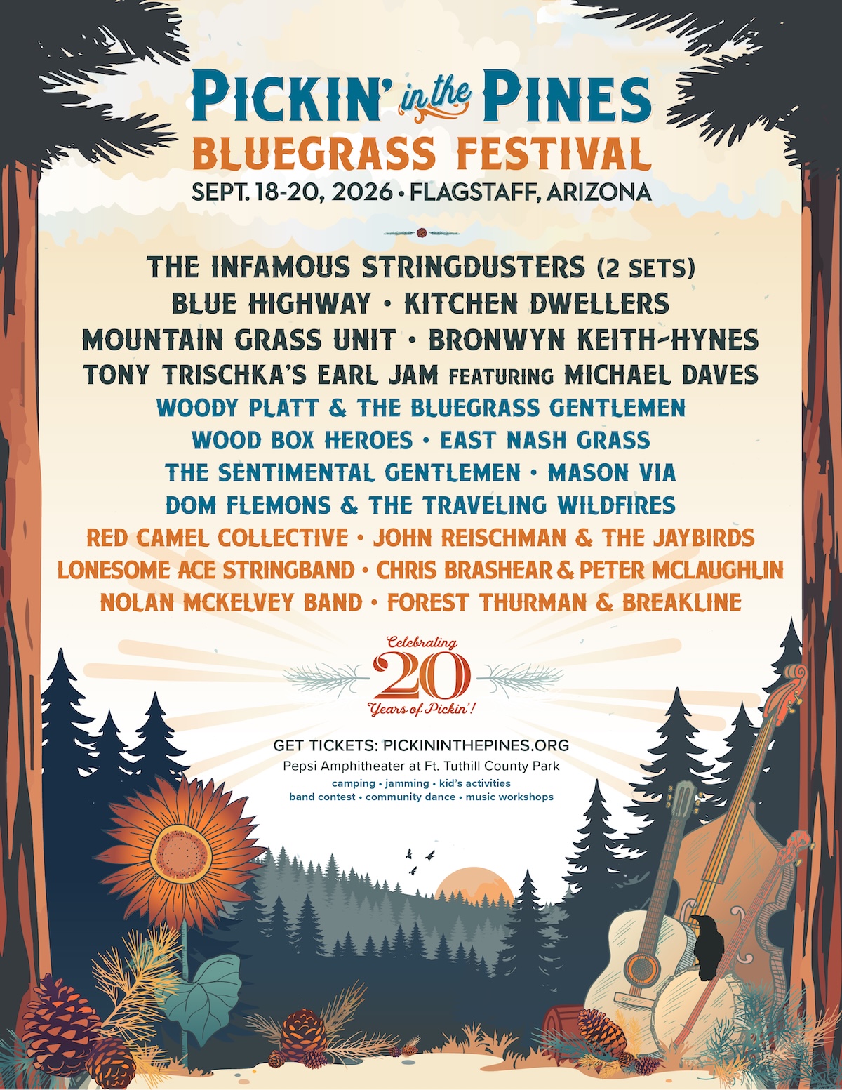 Pickin' in the Pine Bluegrass Festival 2026